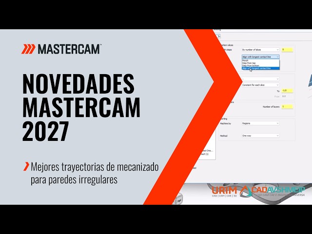 Mastercam 2027 | Improved Toolpaths for Irregular Walls | URIM CADAVSHMEIP