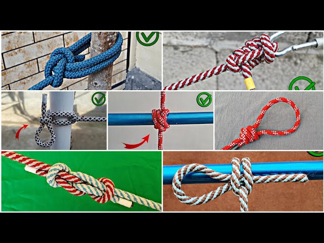 The 7 Best Knots in Life The MOST PRACTICAL Knots in the World. You must know!