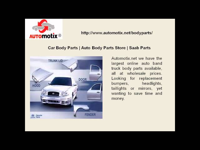 Replacement Auto Body Parts At Wholesale Prices Online