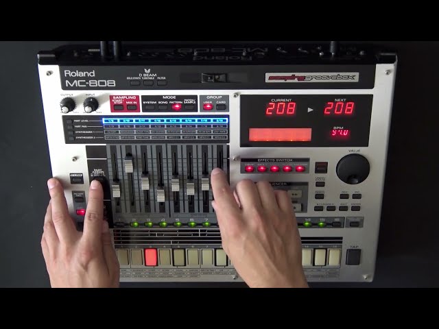 Roland MC-808 Groovebox - Factory Patterns (sounds only)
