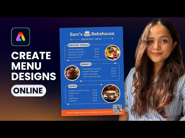 How to Create a Professional Menu Design