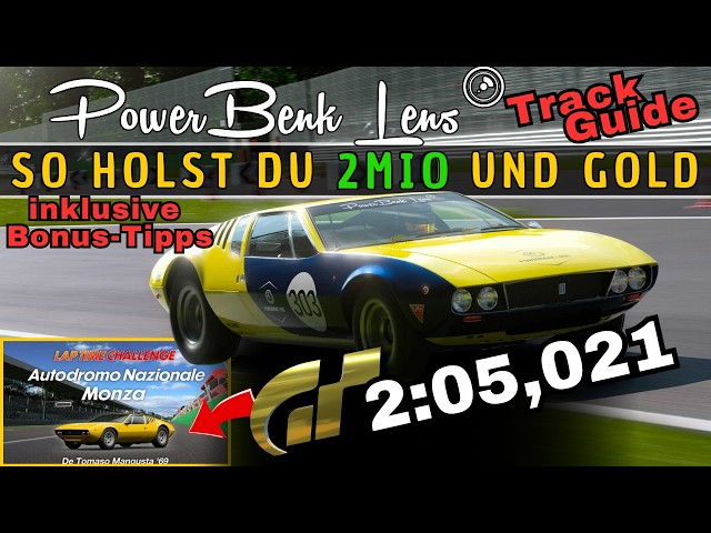 *easy Money* Improve Your Laptime on Monza in GT7 I Track Guide