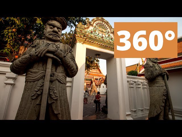 360 video: Wat Pho Temple in Bangkok, Thailand