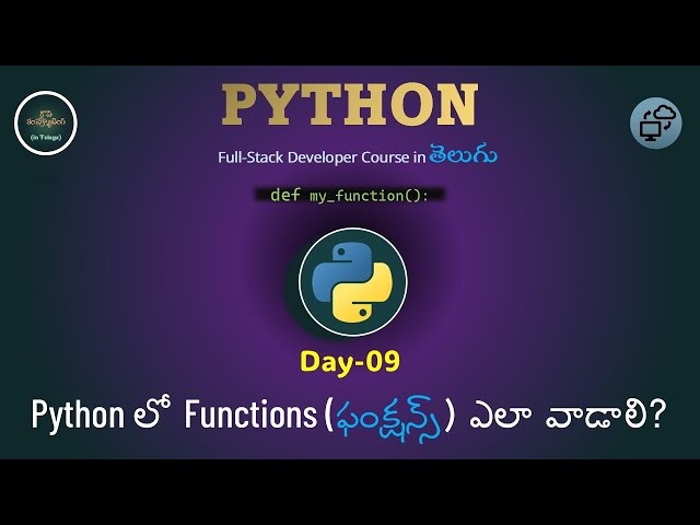 Day09 | Functions in Python Part-3 | Full Python Course | Step by Step 2025