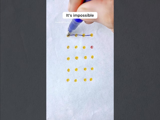 Es imposible❓ #testdeiq #arte #pintura #shorts #youtubeshorts #satisfactorio #creativo #tendencia