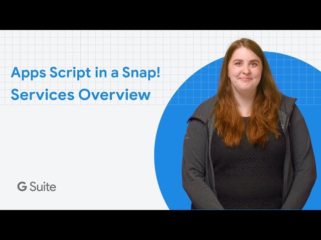 Apps Script services