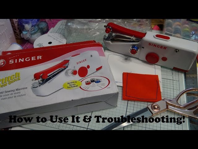 Singer Stitch Sew Quick Review & Tutorial! Tips for Troubleshooting & Sewing!
