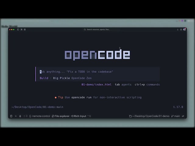 09/13 - OpenCode - Redo and undo commands