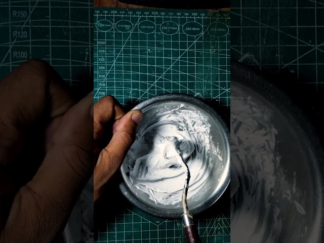 How to Make Texture Paste with Wall Putty | DIY Texture Art #shortsvideo