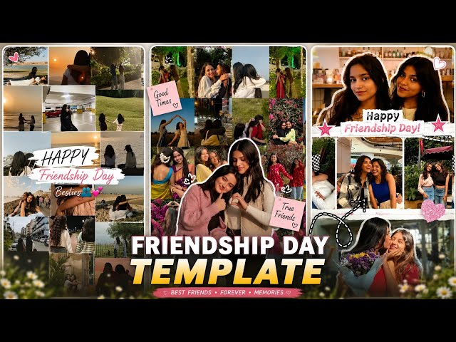 Happy Friendship Day Reels Editing | Trending Friendship Video Editing | CapCut Template