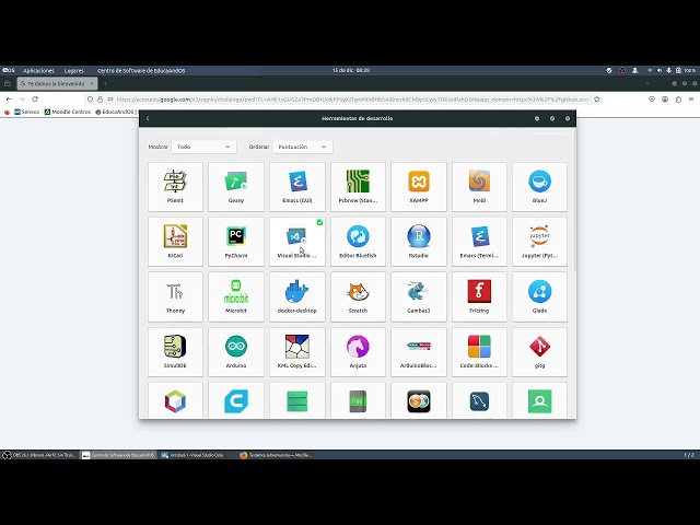 Install Visual Studio Code in EDUCANDOS PYC 2BACH TIC ESO Bachillerato IES Monterroso
