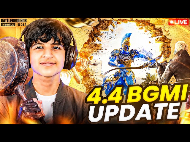 BGMI 4.4 Update Gameplay Stream!🥰┃ 🔴Live🔴