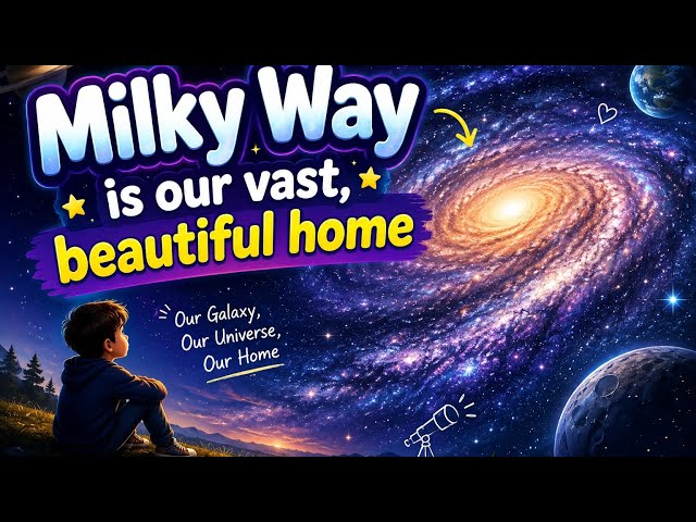 The Milky Way is our vast, beautiful home