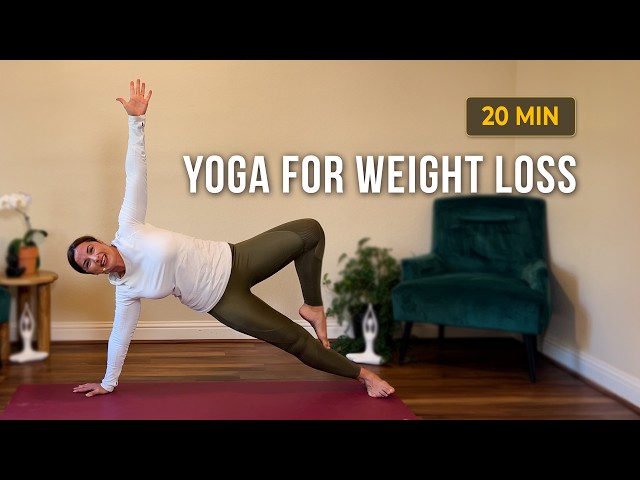 20 Min Yoga for Weight Loss: Full Body Fat Burner Flow & Energy Reset ☀️#yogaforweightloss