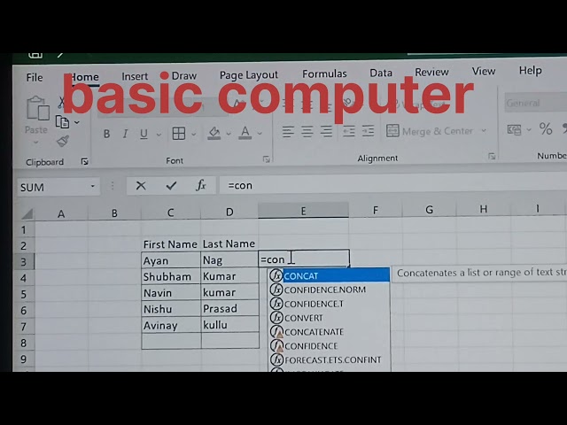 Basic computer knowledge 
