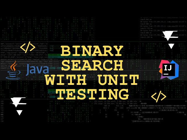 Binary Search Implementation and Unit Testing | Java Example
