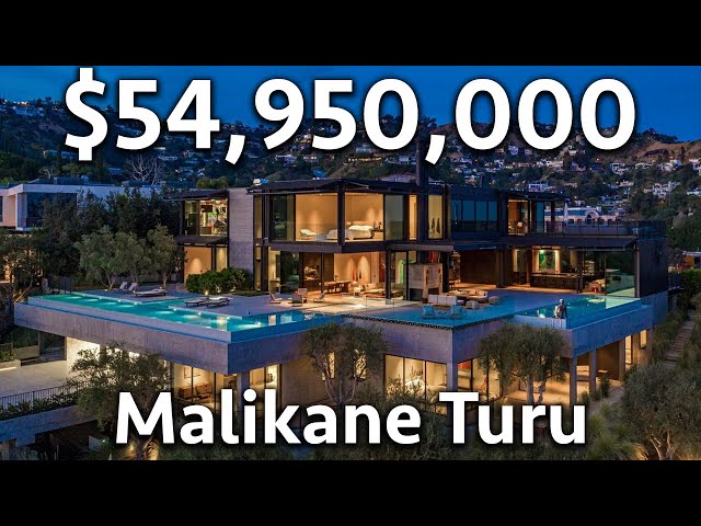 $54,950,000 Ultra-Modern Los Angeles Mansion Tour
