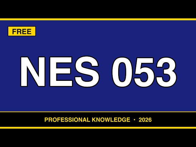053 Study Guide | Professional Knowledge Elementary | Exam Prep 2026