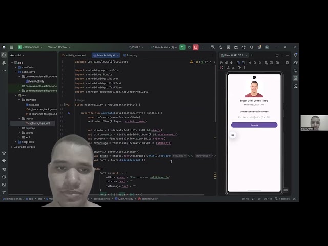 Primera App Android Studio - Conversor de Calificaciones