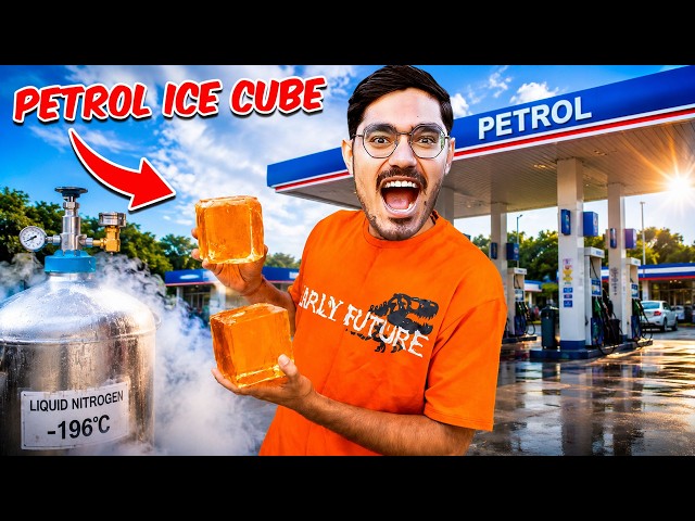 We Made Solid Petrol: Can We Turn Petrol Into Ice? 24 Hour Challenge