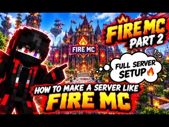 HOW TO MAKE YOUR SERVER LIKE FIRE MC! | COMPLETE SETUP