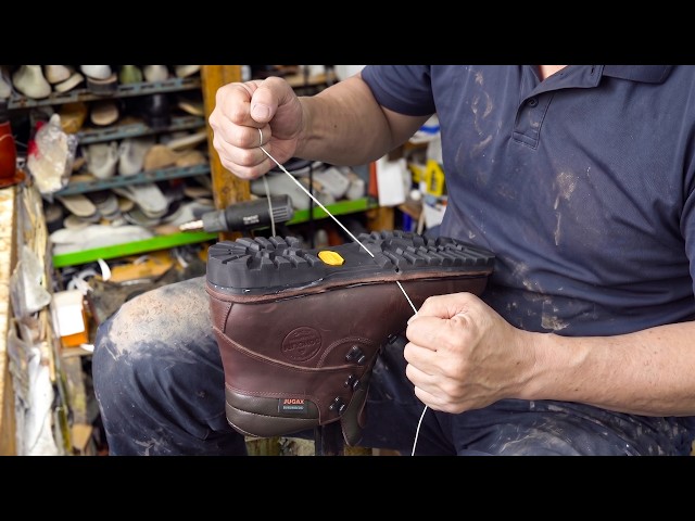 Master's Old Shoe Workshop Still Hand-Stitches Every Hiking Boot