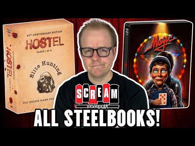 The HOSTEL Movies On 4K And MAGIC! | Scream FACTORY Is Releasing ALL Steelbooks In OCTOBER!