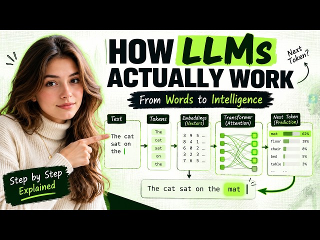 How LLMs Actually Work | Tokens, Attention & Transformers Explained