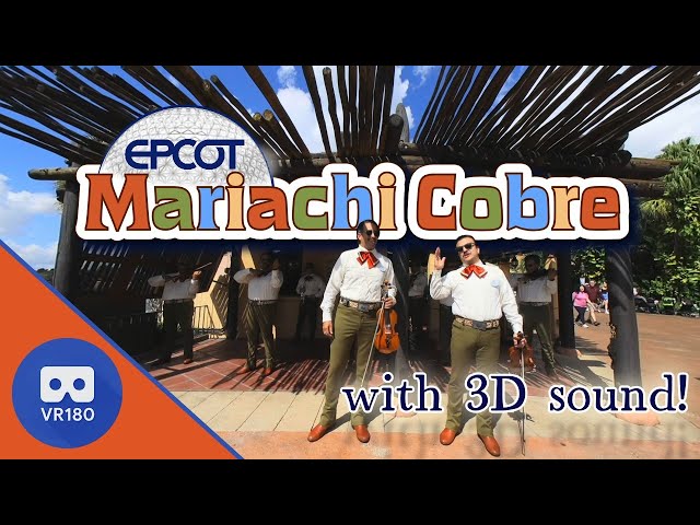 Epcot’s Mariachi Cobre Musicians in 3D | Highest Quality Live Audio