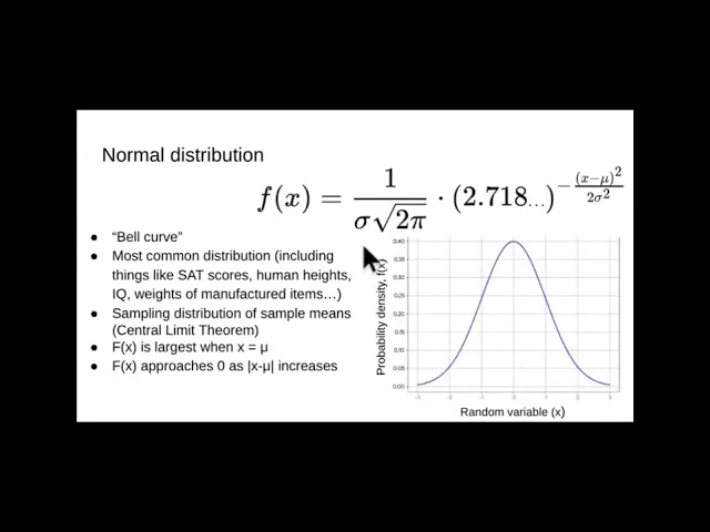 Statistics, Lecture 4. Probability distributions