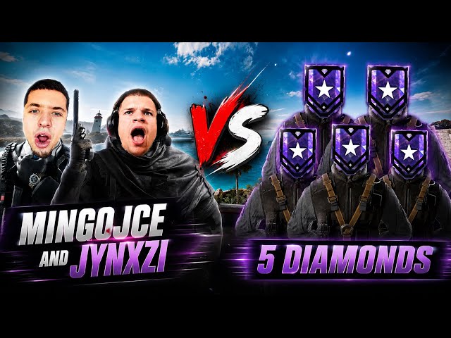 JYNXZI AND MINGO VS 5 DIAMONDS (IMPOSSIBLE CHALLENGE)