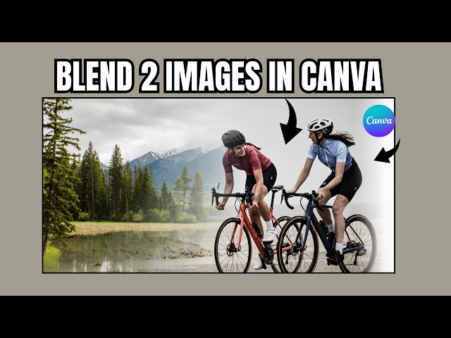 How to Blend Two Images in Canva | Canva Photo Blend Effect | Blend Two Images Like a Pro