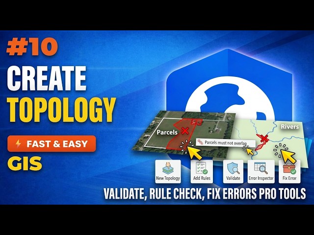 How to Create Topology in ArcGIS Pro | Fast & Easy GIS