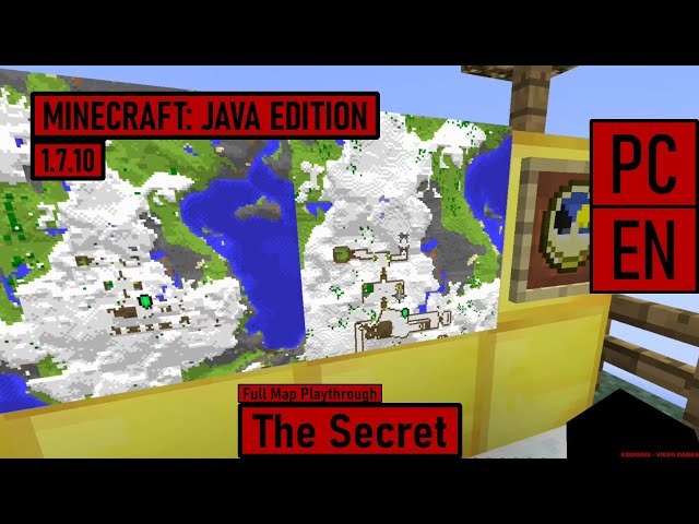 Minecraft: Java Edition (1.7.10) [PC|EN] | The Secret [CF] - Full Map Playtrough