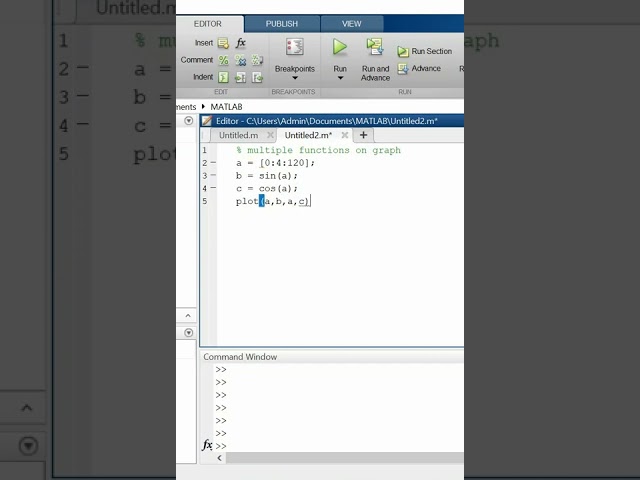 Multiple plots in Matlab