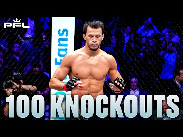 "THAT IS UNREAL!!" | 100 Knockouts In PFL