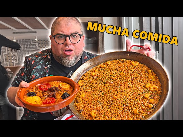 24 horas PROBANDO COMIDA tradicional VALENCIANA