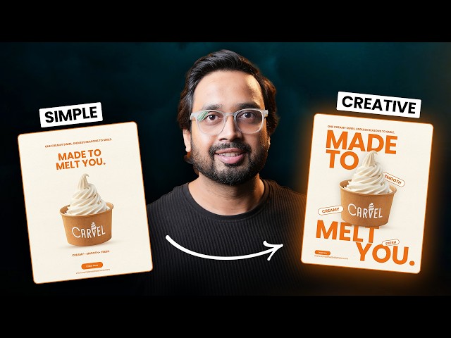 How to Turn a Simple Design Into a Creative Design | Graphic Design Tips