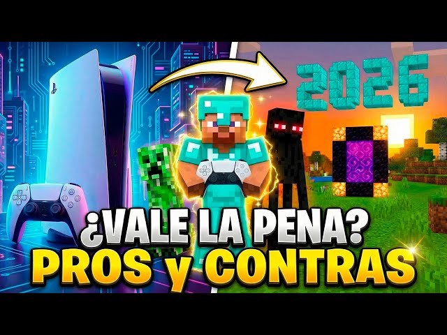 🎮 MINECRAFT BEDROCK PARA PS5 | VALE LA PENA en 2026? 🤔