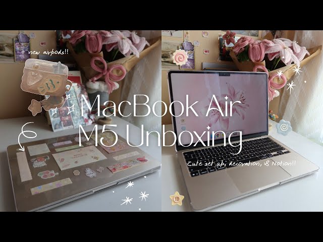 MacBook Air M5 Unboxing ☁️ 💻 | Life in Bits