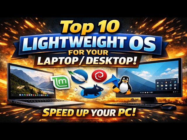 Top 10 Lightweight OS for Your Laptop/Desktop!
