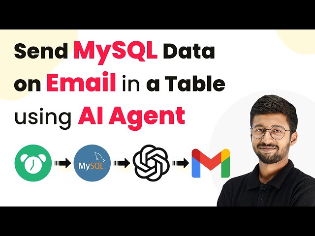 How to Send MySQL Data on Email in a Table using AI Agent