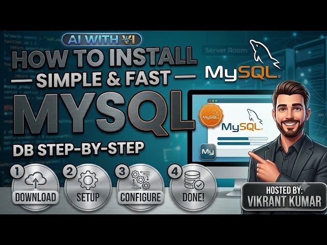 How to Install MySQL on Windows 11 | MySQL Server & Workbench Installation Step by Step