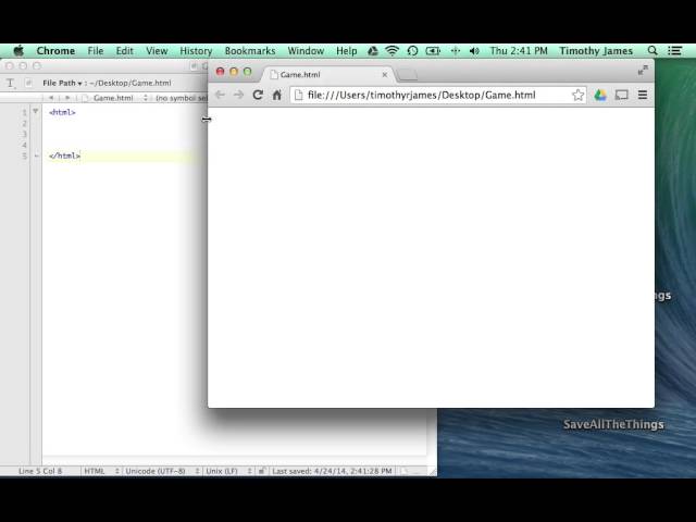 Learning HTML and JavaScript with a Tic-Tac-Toe Game: Lesson 1