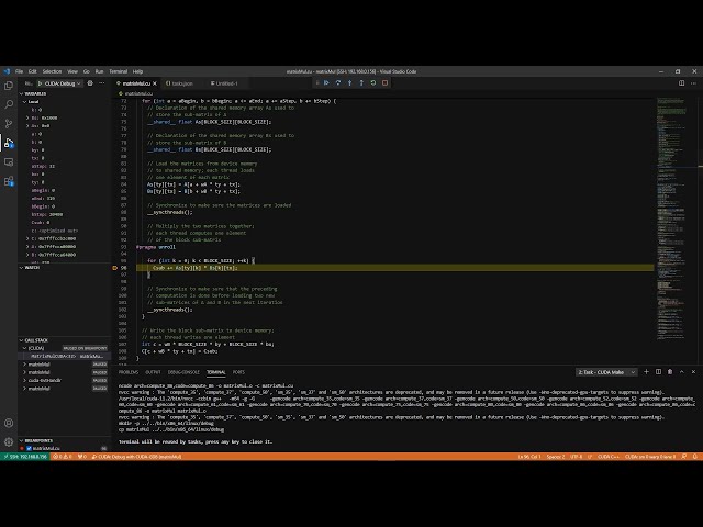 Nsight Visual Studio Code Edition