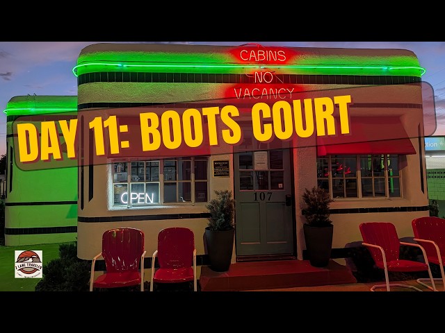 Route 66 Dispatch #11 - Gary's Gay Parita & Staying at Boots Court!