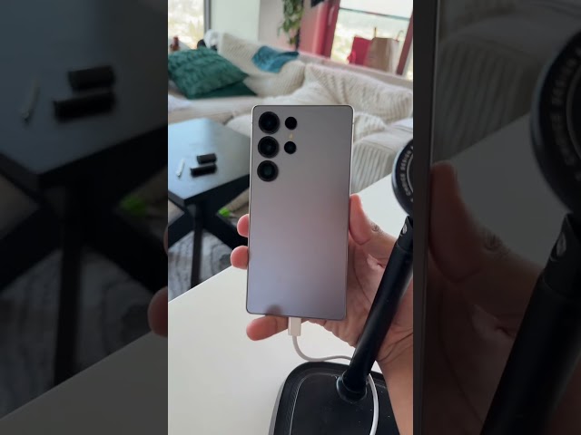 Can your phone flashlight burn through plastic?? #carterpcs #tech #iphone #android