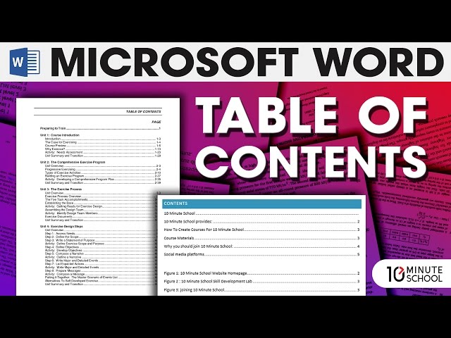 MS Word Table of Contents | Microsoft Word Tutorial in Bangla Part 6 | Sadman Sadik