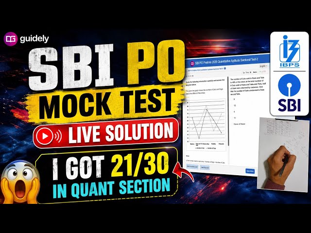 SBI PO MOCK TEST GUIDELY #SBI #SBIPO #GUIDELY