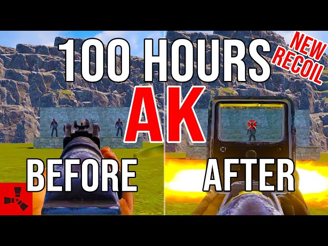 I spent 100 hours learning the NEW AK Recoil - New Update Spray Practice (Rust)